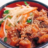焼肉のっけ★ビビンバ丼~♪